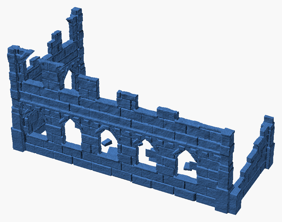 Large ruin walls