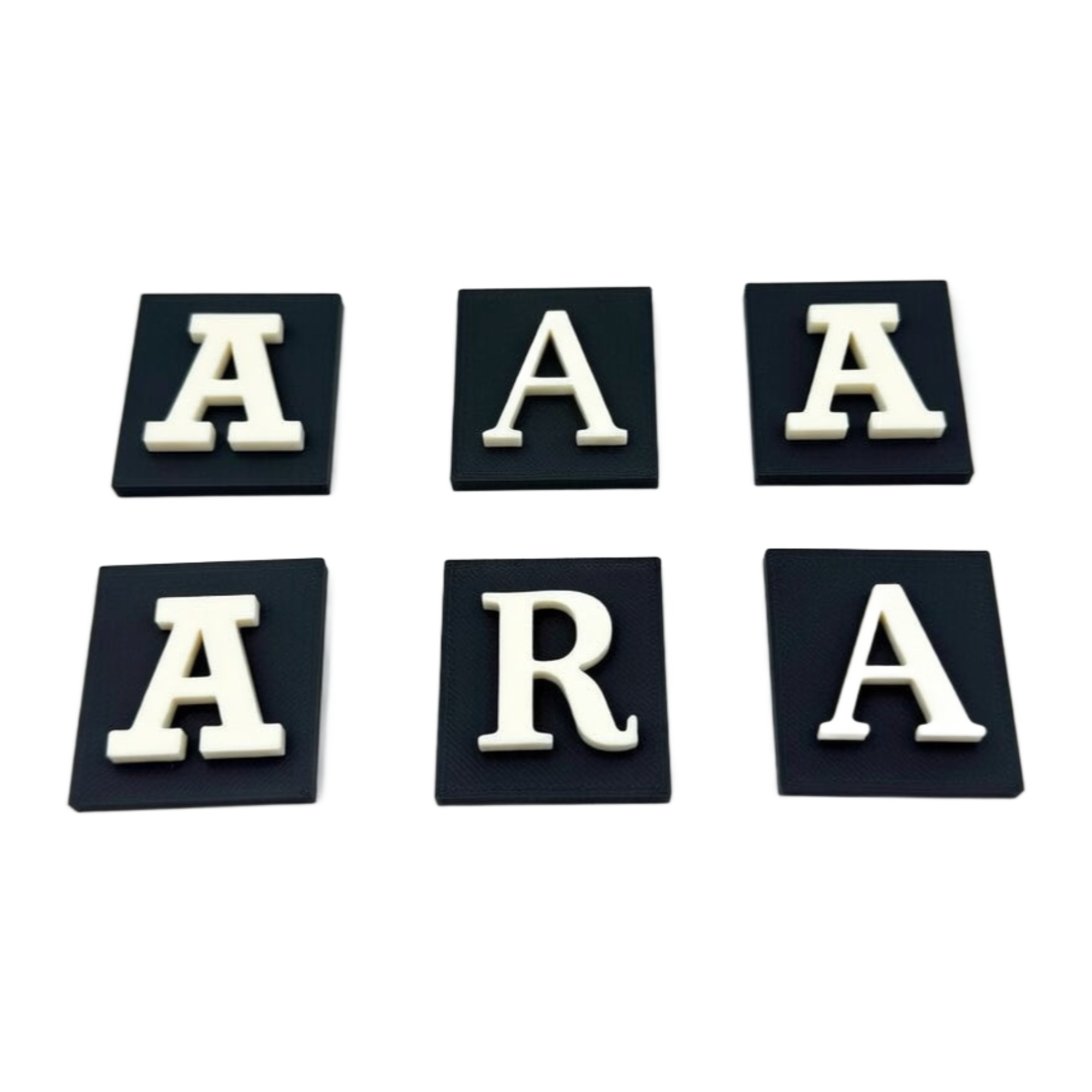 Shadow Letters — STL Files (All 24 Fonts, Two-Colour)