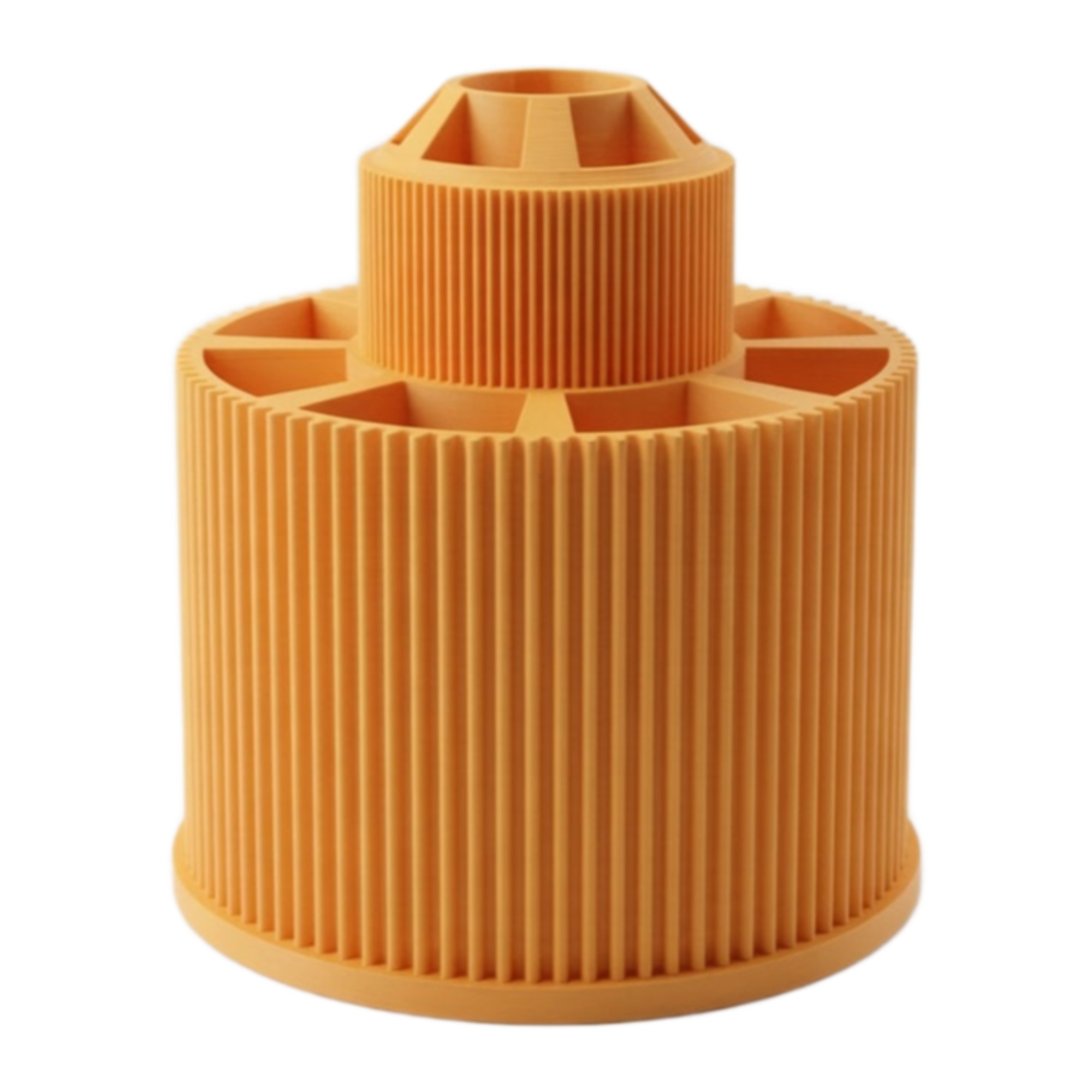Rotating Brush Carousel | Spinning Brush & Tool Organiser | Two-Tier Sector Well