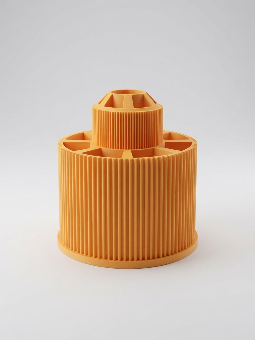 Formada3D — Brush Carousel Mandarin Front Empty Formada3d