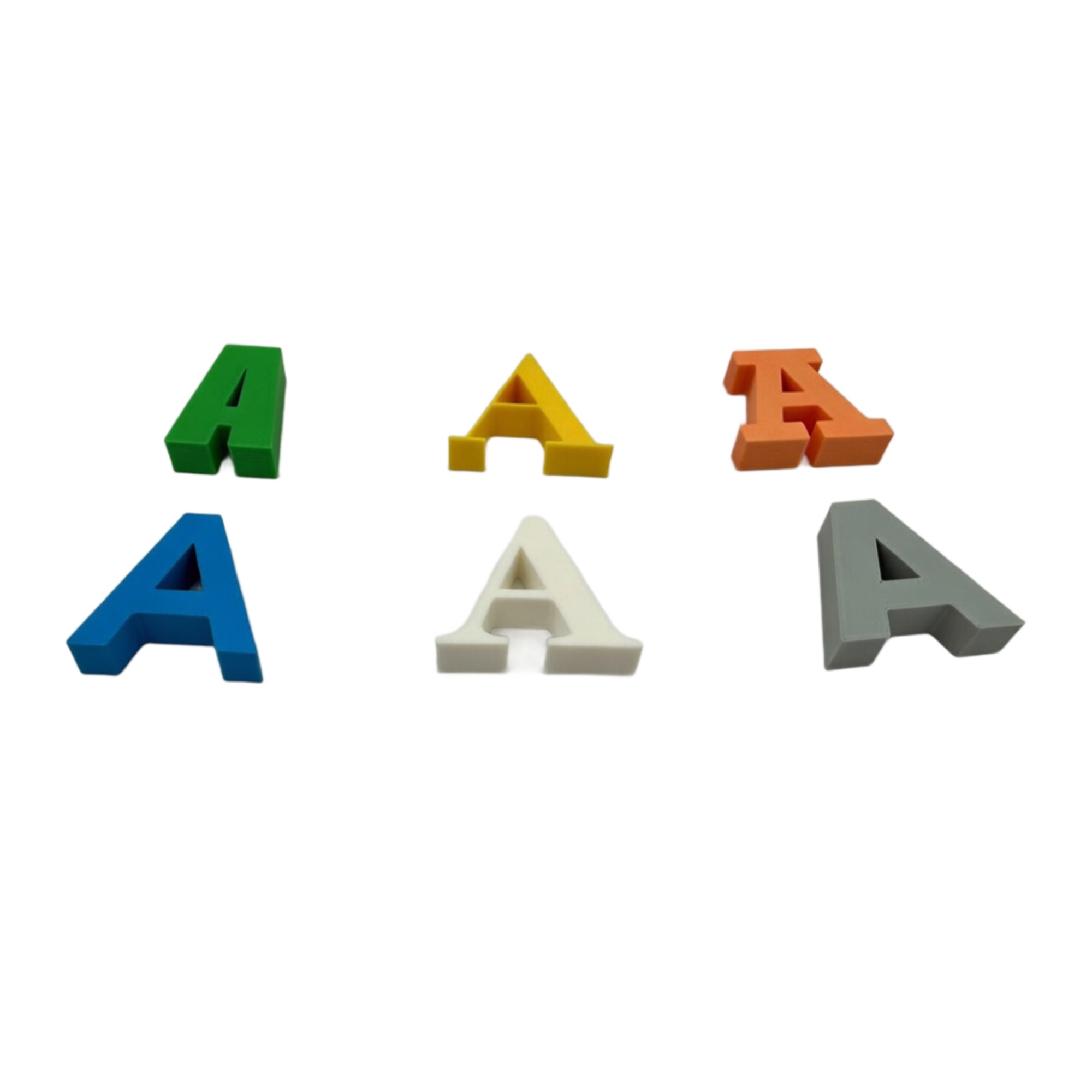 Modern Minimal Letters — STL Files (All 24 Fonts)