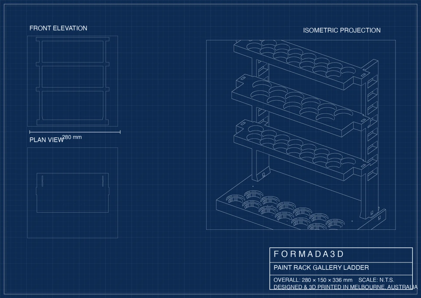 Gallery Ladder STL Pack — alternate view