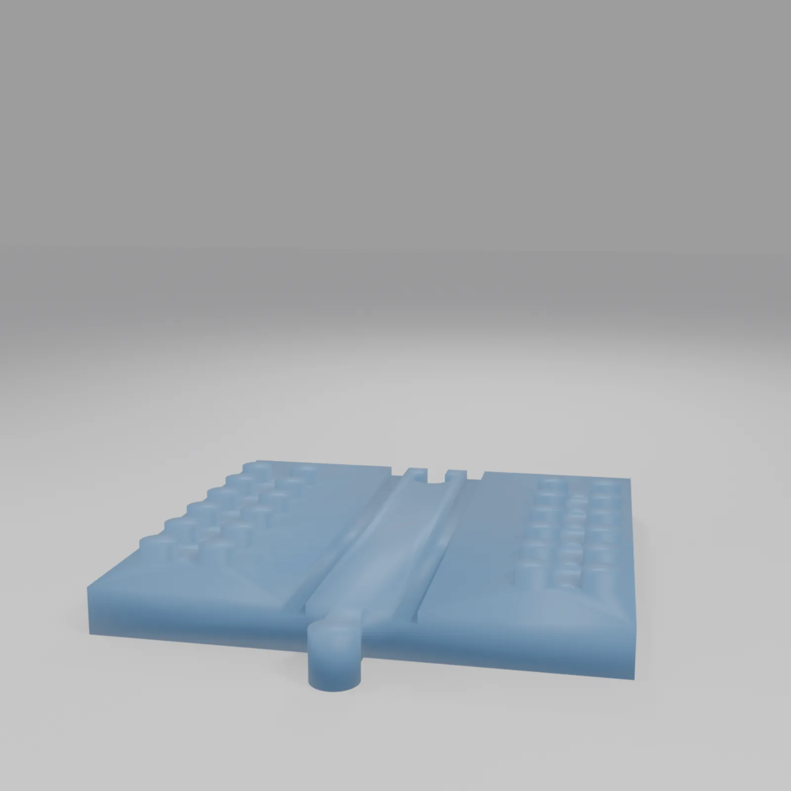 DUPLO Baseplate Track Tile — alternate view