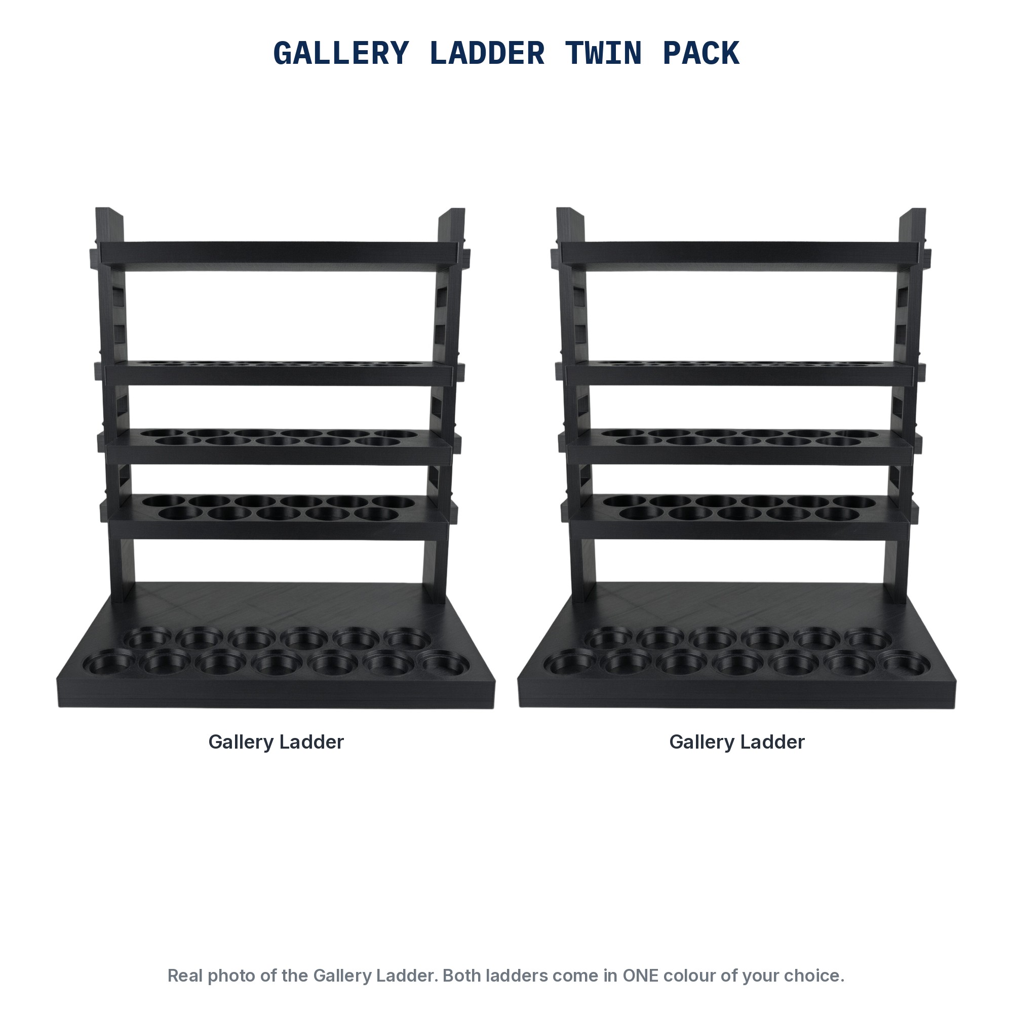 Paint Rack Gallery Ladder Twin Pack