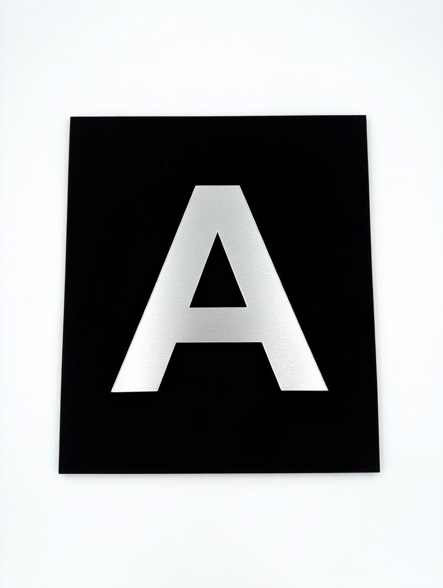 Custom Shadow Letter — alternate view