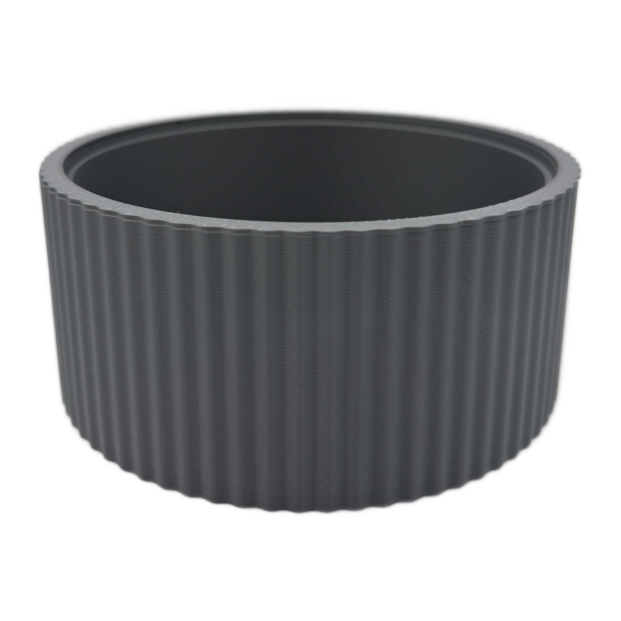 Fluted Cylinder Storage Box | Minimalist Desk Organiser | 3D Printed Home Decor 