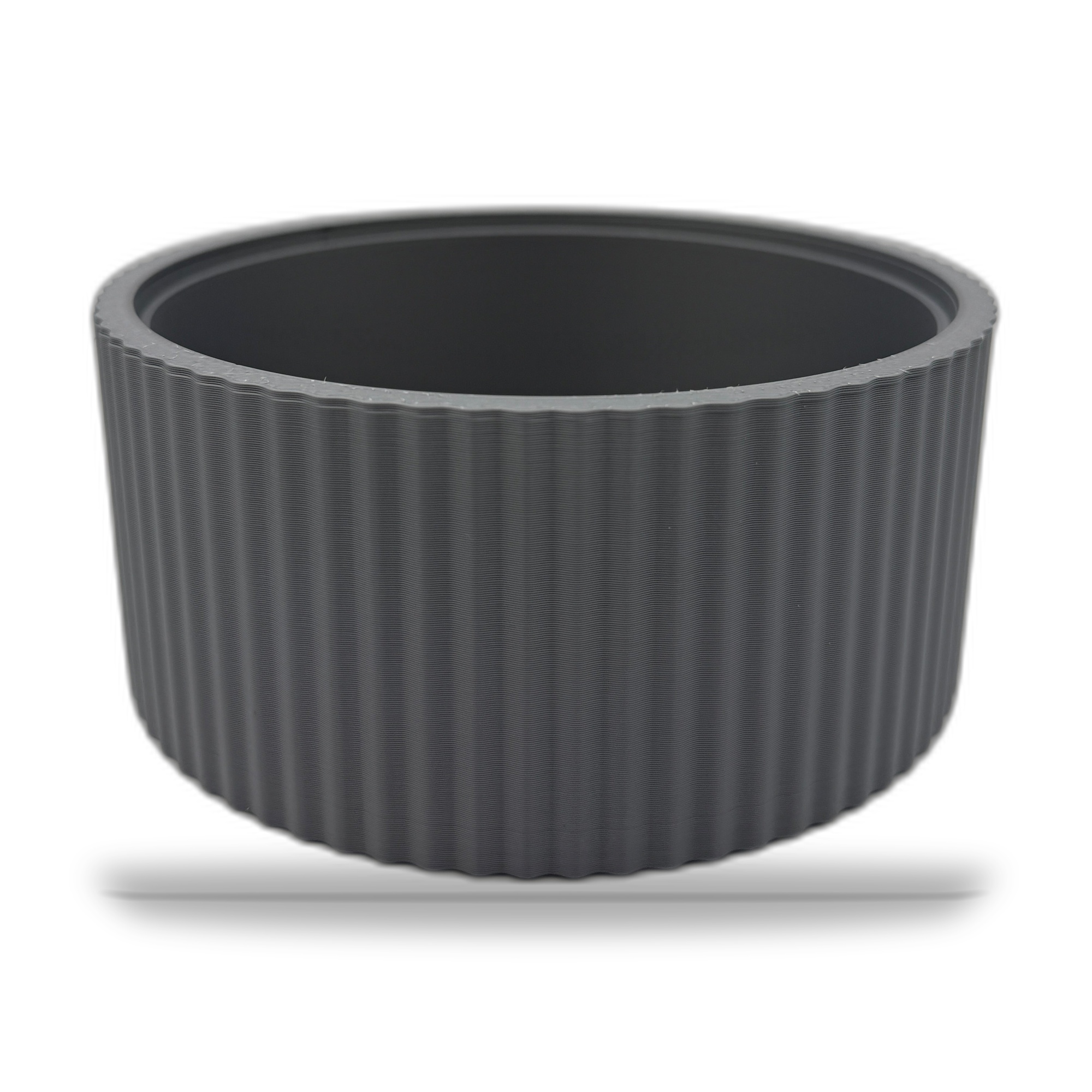 Fluted Cylinder Storage Box | Minimalist Desk Organiser | 3D Printed Home Decor 