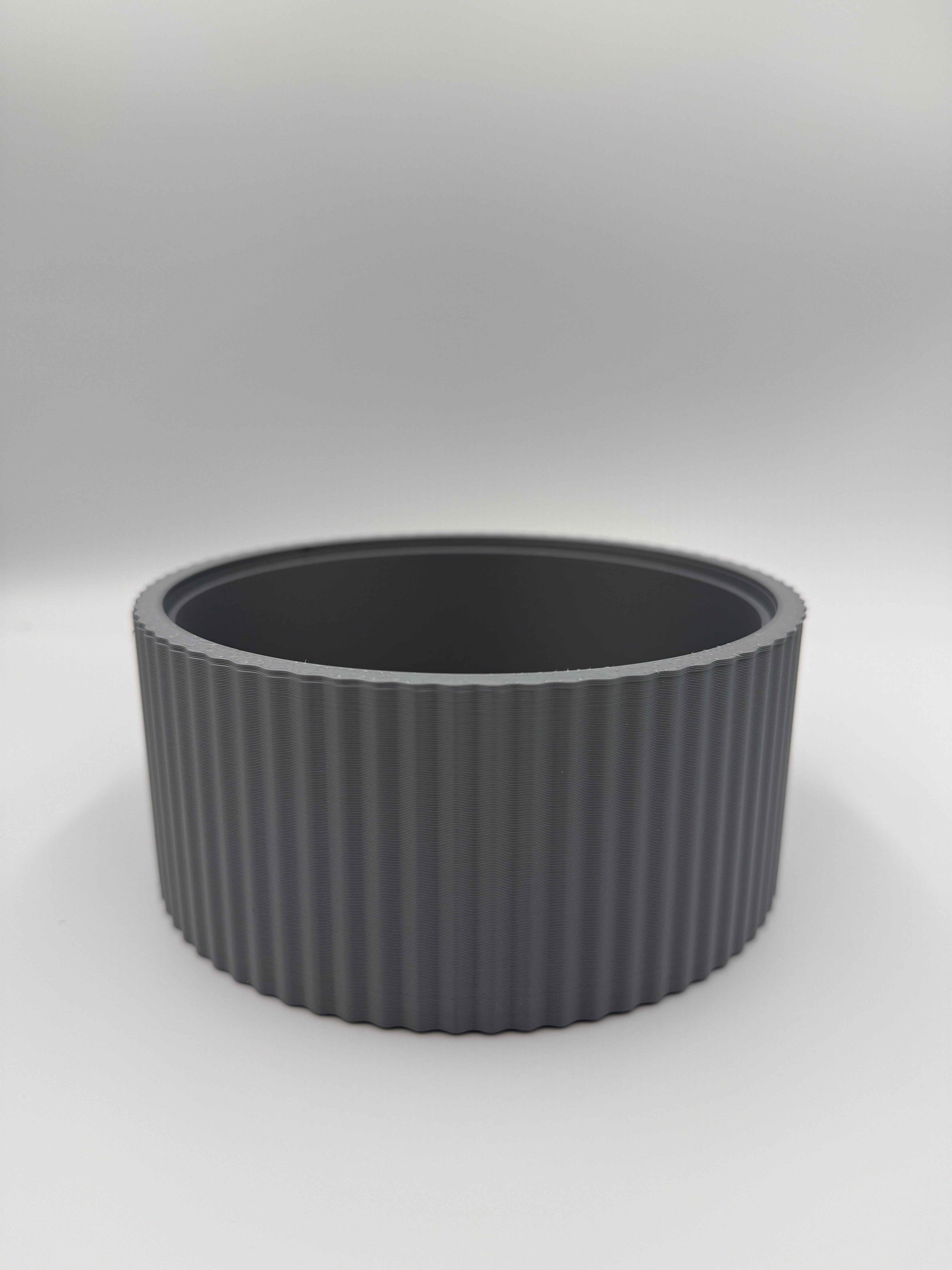 Fluted Cylinder Storage Box — alternate view