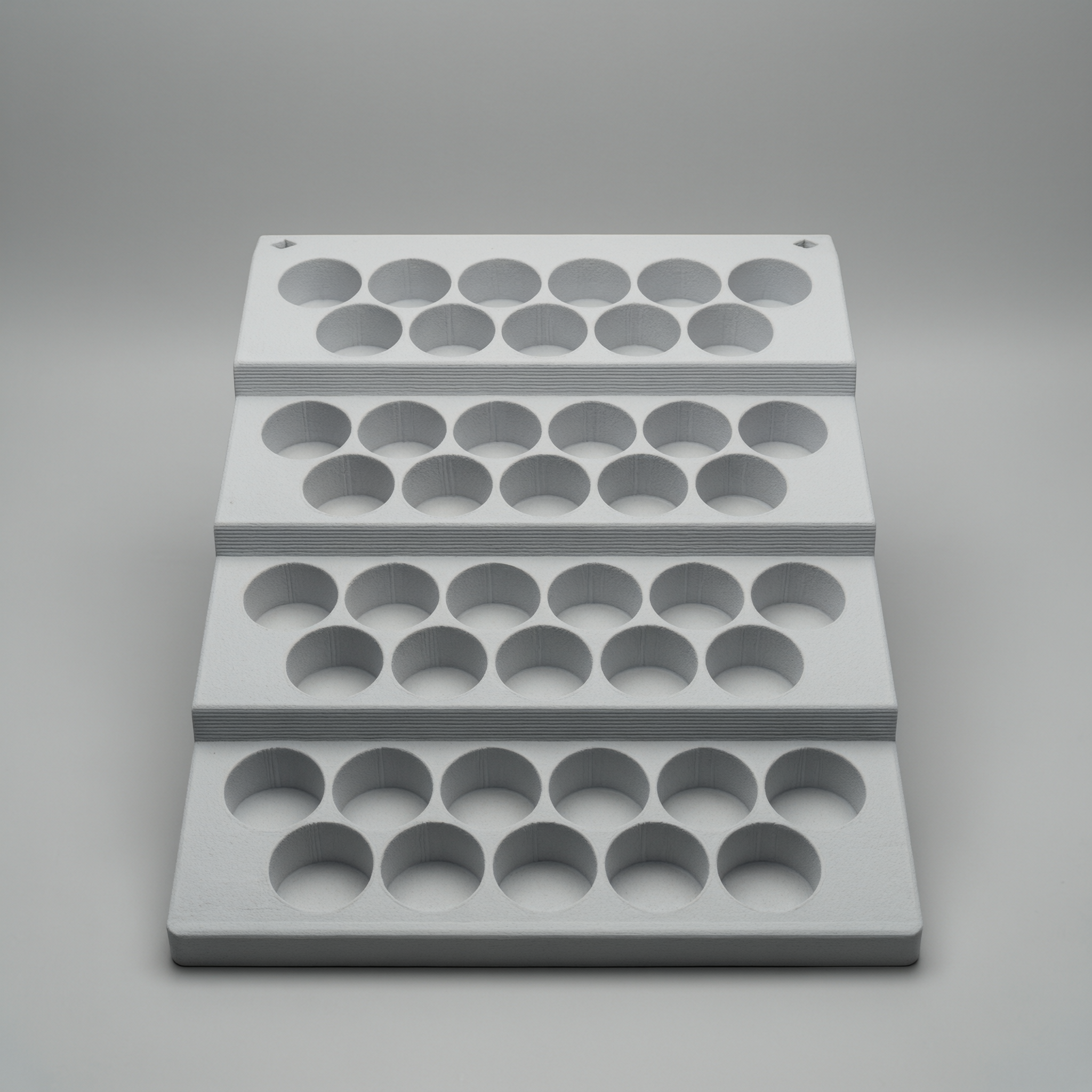 Paint Rack 44 Pot Organizer with Magnetic Drawer — 4-Tier for 32mm Hobby Paint Pots (fits Citadel & SMS)
