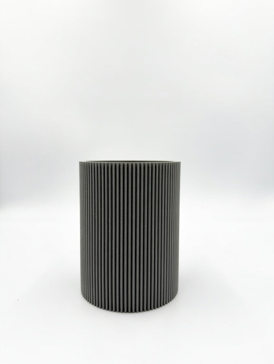Round Fluted Pencil Holder — alternate view