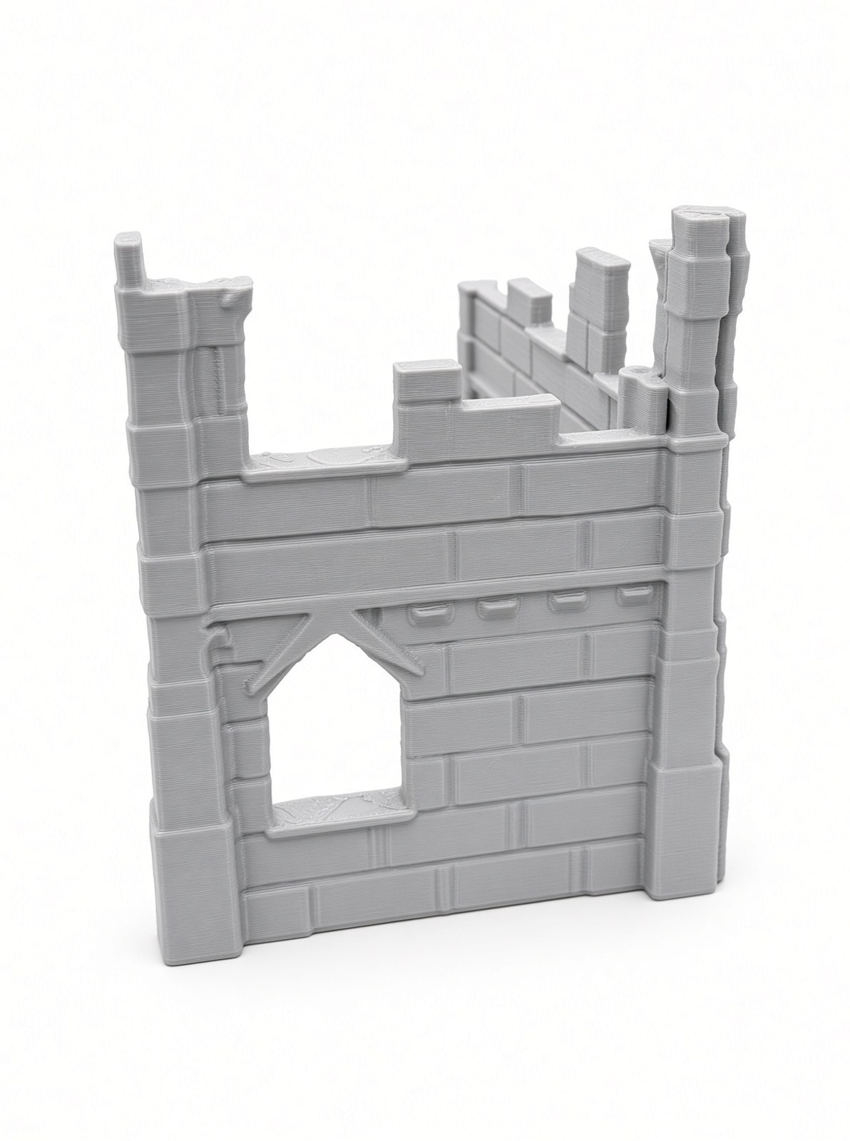 Gothic Folding Small Ruin — Tabletop Terrain (STL or Printed)