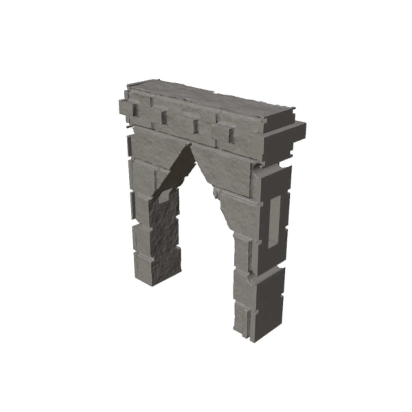 Gothic Ruins — Single Tile STL