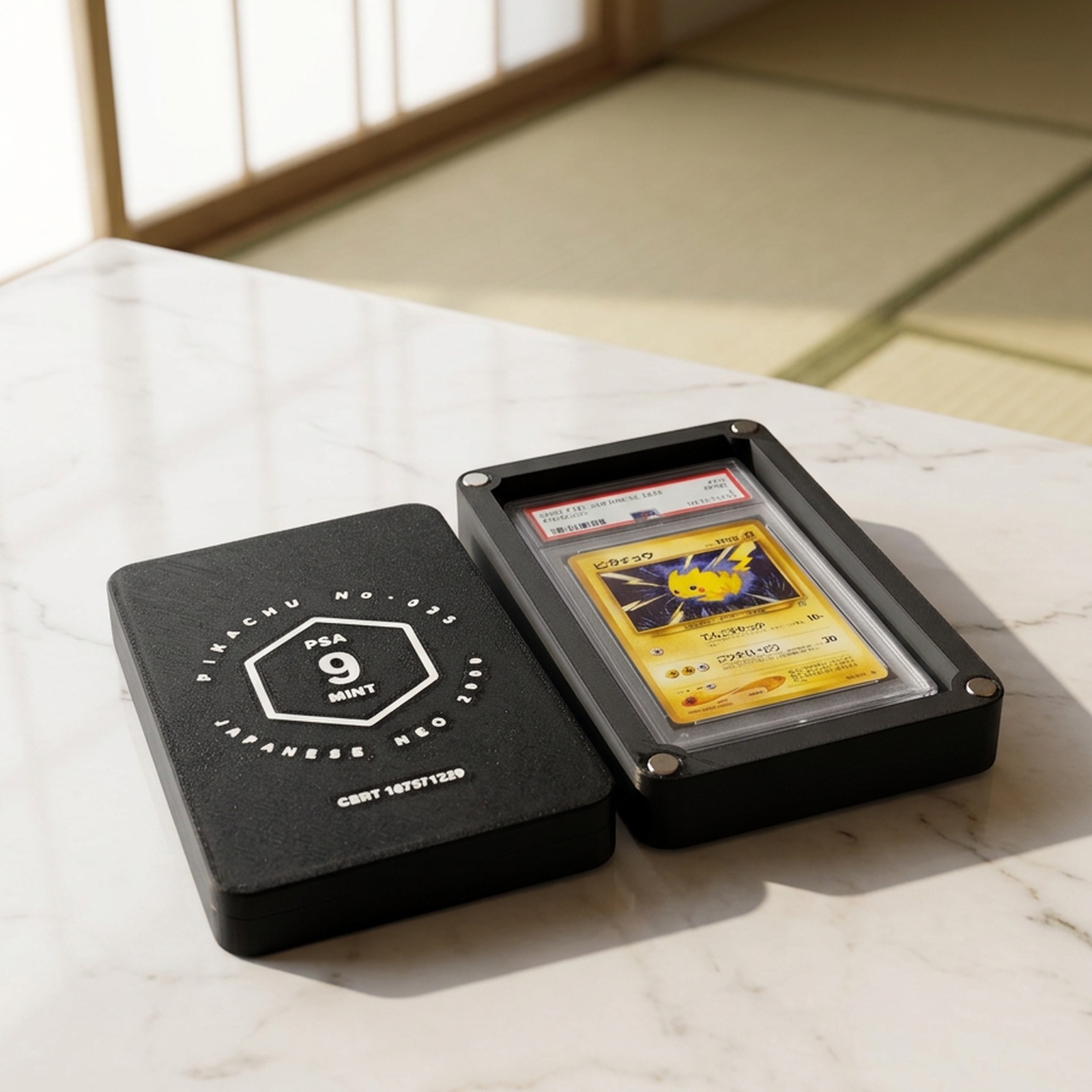 Custom Engraved Slab Box — alternate view