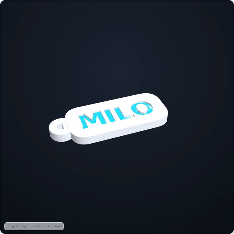 Tag & Keychain Studio — Formada3D design studio